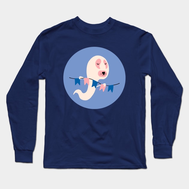 Puppy in fancy dress Long Sleeve T-Shirt by DanielK